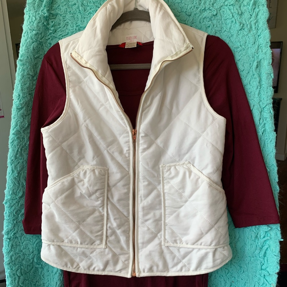 White Puffer Vest